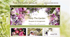 Desktop Screenshot of fromthegardenbouquets.com